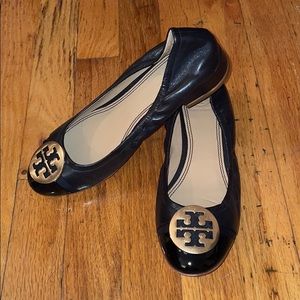 Tory Burch Minnie Cap toe Ballets Sz7